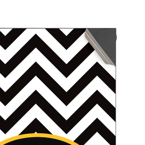 University of Iowa Hawkeyes Chevron Print XBox Series X Digital Edition Console Skin